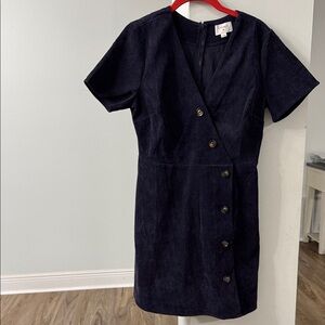 EverlyBlack Button-Front Mini Dress